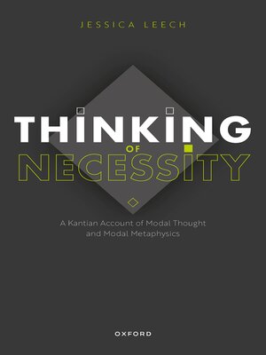 cover image of Thinking of Necessity
